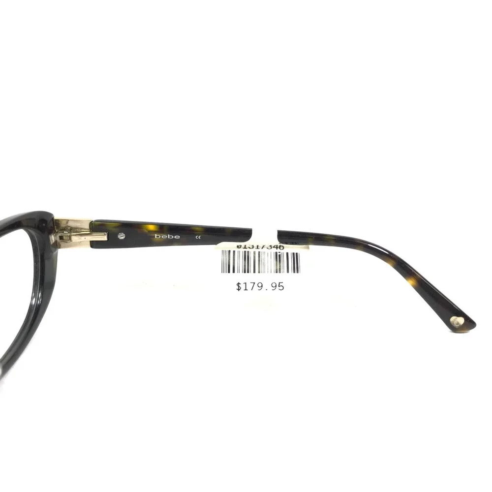 Bebe Eyeglasses Frames Round FRILLY BB5052 215 TORTOISE Oval Full Rim 52-16-135
